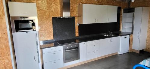 Keuken met granieten werkblad incl toestellen, Huis en Inrichting, Keuken | Complete keukens, Gebruikt, Graniet of Steen, Ophalen