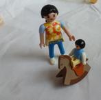 Playmobil mama en kindje met hobbelpaard 4744, Complete set, Ophalen of Verzenden, Zo goed als nieuw