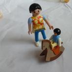 Playmobil mama en kindje met hobbelpaard 4744, Comme neuf, Ensemble complet, Enlèvement ou Envoi