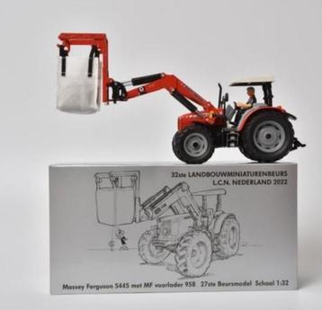 Siku Massey Ferguson5445avec chargeur frontal modèle d'expos, Enlèvement ou Envoi, Neuf, Tracteur et Agriculture, SIKU