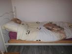 1 persoons bed, 90 cm, Gebruikt, Eenpersoons, Metaal