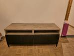 TV-meubel IKEA met 2 kasten – Bruin/Zwart – 120 cm, Ophalen, Gebruikt, 100 tot 150 cm, IKEA