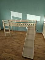 Witte hoogslaper met glijbaan, Kinderen en Baby's, Kinderkamer | Stapelbedden en Hoogslapers, Ophalen, Hoogslaper