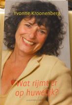 Wat rijmt er op huwelijk?, Yvonne Kroonenberg, Boeken, Humor, Ophalen of Verzenden, Zo goed als nieuw