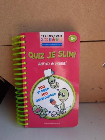 Quiz je slim - Aarde en Heelal (Technopolis), Enlèvement ou Envoi, Comme neuf, Technopolis, Sciences naturelles