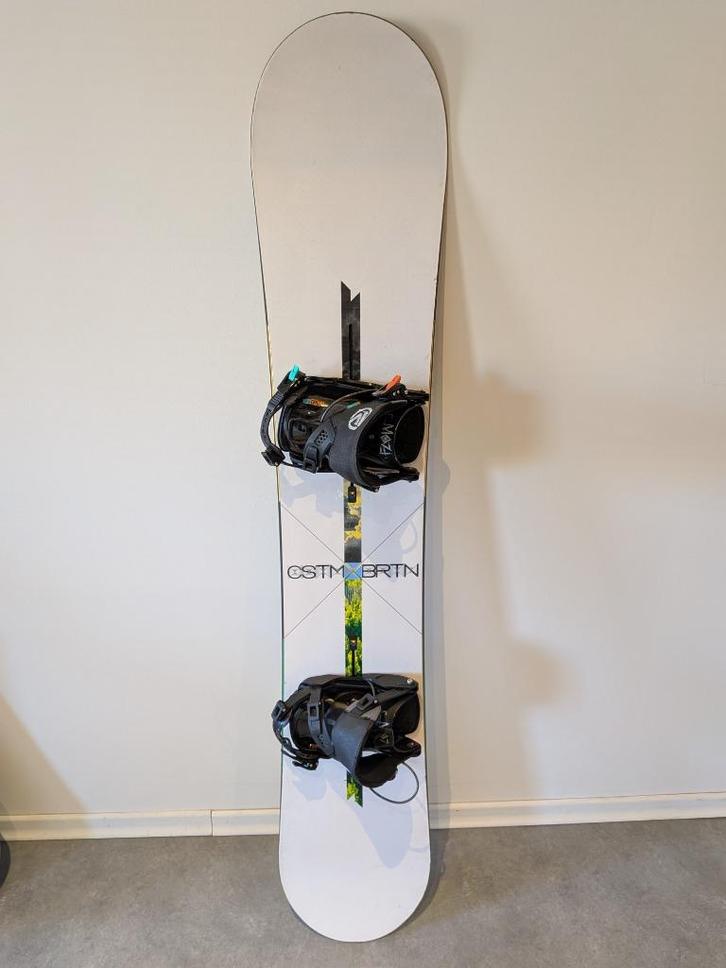 Burton Custom X + Bindingen + draagzak, Sport en Fitness, Snowboarden, Gebruikt, Board, Ophalen
