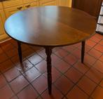Houten tafel, Huis en Inrichting, Tafels | Eettafels, Ophalen, Gebruikt, Vijf personen of meer, Ovaal