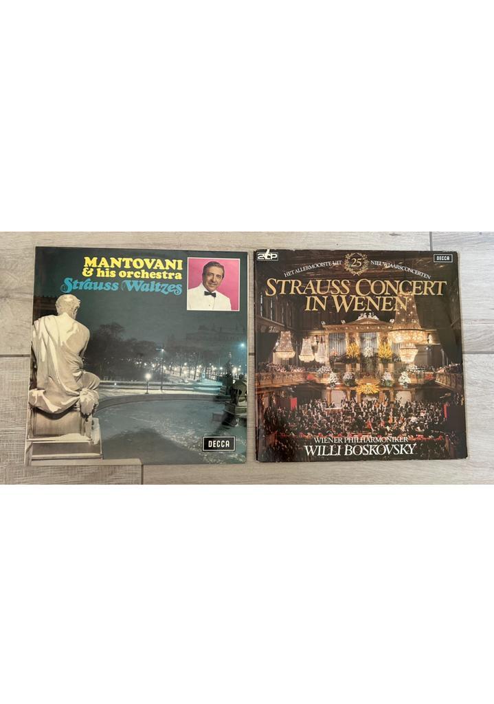 2 vinyles Strauss, CD & DVD, Vinyles | Autres Vinyles, Utilisé, 12 pouces, Enlèvement ou Envoi