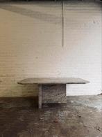 Prachtige natuurstenen salontafel, grijs gespikkeld, Maison & Meubles, Tables | Tables de salon, 100 à 150 cm, Moins de 50 cm