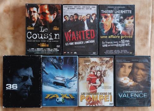 DVDV - 36 - Taxi - Le cousin - Wanted - Valence - Pompei, Cd's en Dvd's, Dvd's | Thrillers en Misdaad, Gebruikt, Ophalen of Verzenden