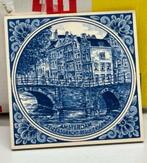 Carrelage Keizersgracht-Reguliersgracht Amsterdam bleu Delft, Antiquités & Art, Antiquités | Assiettes décoratives & Carrelages