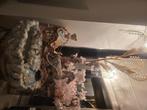 Lorenzo Nove Italy designlamp, vintage messing & keramiek 60, Antiek en Kunst, Ophalen