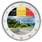 2 euro België 2025 Spa Francorchamps gekleurd type 1, Ophalen of Verzenden, België, 2 euro