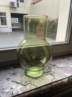 Groene vaas - bolvormig, Huis en Inrichting, Woonaccessoires | Vazen, Ophalen, Minder dan 50 cm, Groen, Glas