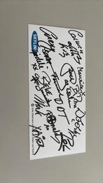 Gesigneerde singeerkaart fc de kampioenen, Antiek en Kunst, Kunst | Etsen en Gravures, Ophalen of Verzenden