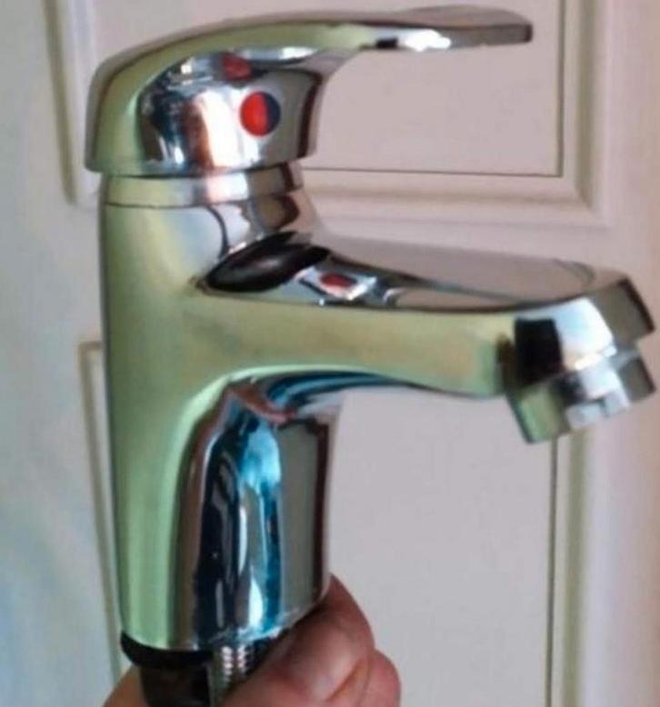 mitigeur de lavabo, Bricolage & Construction, Sanitaire, Comme neuf, Lavabo, Cuivre, Enlèvement