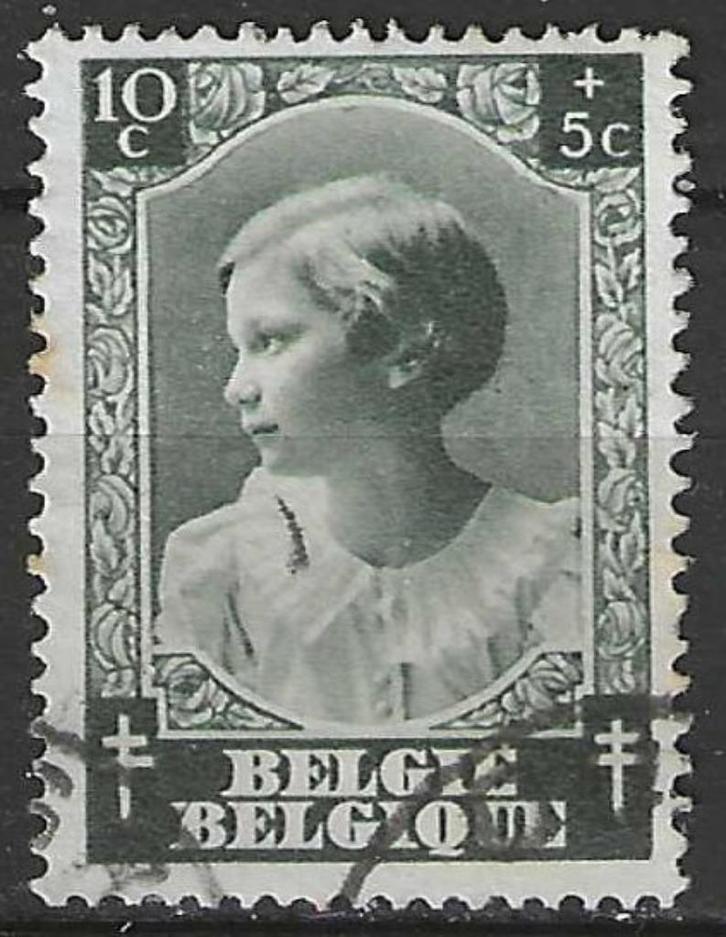 Belgie 1937 - Yvert/OBP 458 - Josephine-Charlotte (ST), Postzegels en Munten, Postzegels | Europa | België, Koninklijk huis, Gestempeld