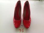 1 paire de chaussures rouges pour femmes taille 38, Enlèvement ou Envoi, Comme neuf