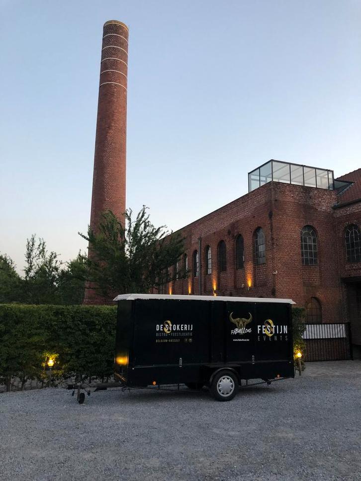 Foodtrailer met koelvitrine / heeft wat liefde nodig, Auto diversen, Aanhangers en Bagagewagens, Gebruikt, Ophalen