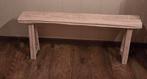 Decoratie bankje witte es, Enlèvement, Bois