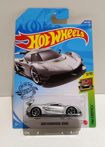 Hot wheels 2020 Koenigsegg Jesko Zilver Grijs (2018) beschikbaar voor biedingen