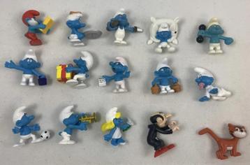 Smurfen figuren set Albert Heijn compleet 15 stuks Peyo AH beschikbaar voor biedingen
