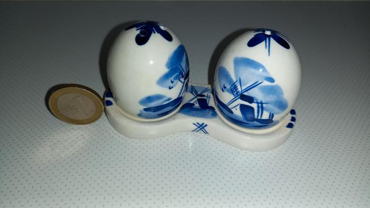 peper en zout in Delfts tafelobject, Antiek en Kunst, Antiek | Keramiek en Aardewerk, Ophalen of Verzenden