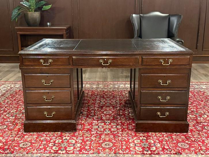 Klassiek Engels bureau #612, Maison & Meubles, Bureaux, Comme neuf, Bureau, Enlèvement ou Envoi