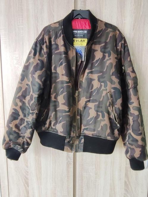 Jas in bomberstijl _ Kevlar-bescherming _ maat BE= XL, Motoren, Kleding | Motorkleding, Jas | textiel, Heren, Nieuw zonder kaartje
