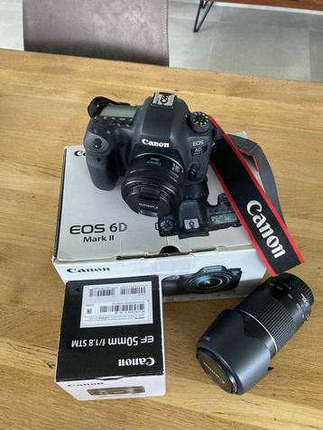 appareil photo canon 6d mark ii plus objectifs  beschikbaar voor biedingen