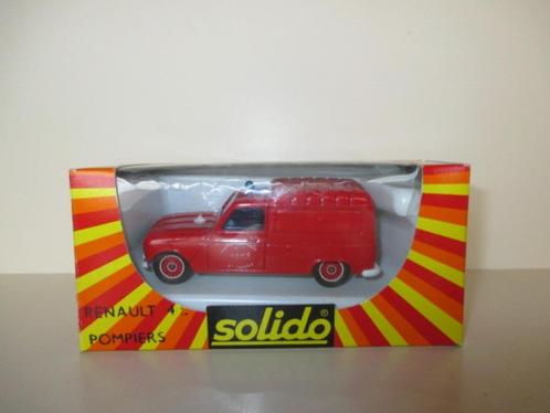 Solido / Renault 4 Pompiers / 1:43 / Neuf en boite, Hobby & Loisirs créatifs, Voitures miniatures | 1:43, Neuf, Voiture, Solido