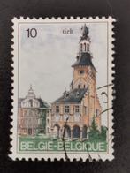 Belgie 1984 -  Tielt - halletoren en stadhuis, Ophalen of Verzenden, Gestempeld