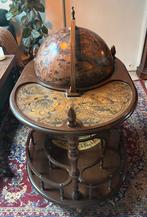 Wereldbol bar / globe bar op wieltjes – vintage stijl, Huis en Inrichting, Ophalen, Zo goed als nieuw