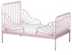Doorgroeibed Ikea Minnen, Ophalen, 70 tot 85 cm, Zo goed als nieuw, Lattenbodem