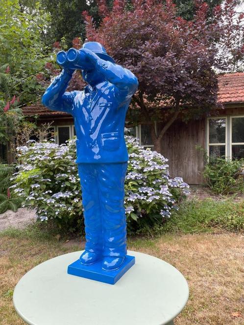 Man verrekijker, tuin, zwembad, vijver, carport, Tuin en Terras, Tuinbeelden, Nieuw, Mensenbeeld, Kunststof, Ophalen
