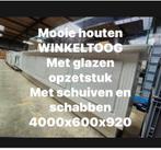 leuke houten winkeltoog, Ophalen