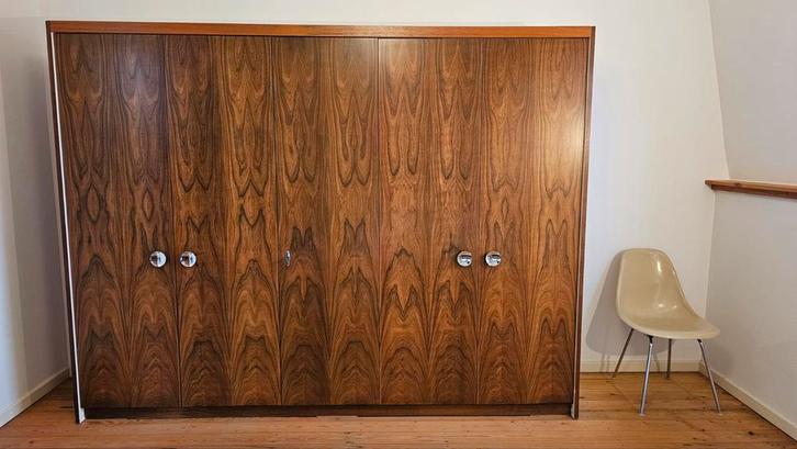 Kast met palissander en teakfineer, Huis en Inrichting, Kasten | Dressoirs, Teakhout, Ophalen