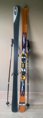 Salomon Scream 10 Pilot met S9-12ti binding, Sport en Fitness, Skiën en Langlaufen, Ophalen, 160 tot 180 cm, Gebruikt, Stokken