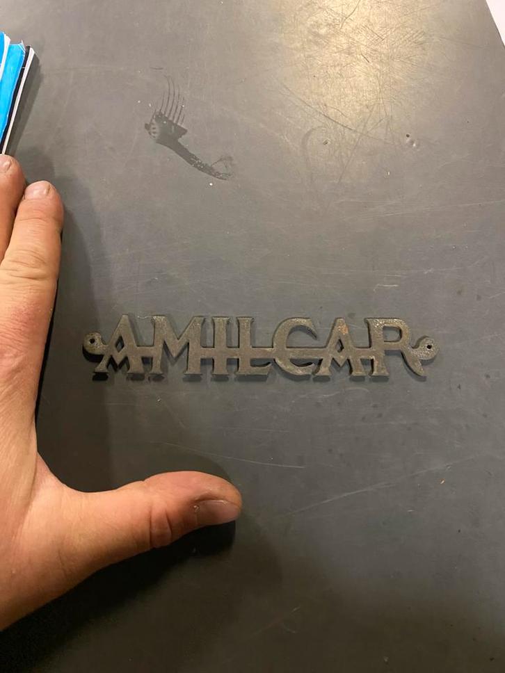 Vieille Insigne voirure  AMILCAR 1939, Verzamelen, Automerken, Motoren en Formule 1, Ophalen of Verzenden