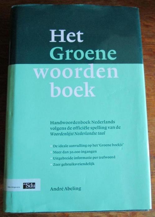 Handwoordenboek Nederlands Het Groene Woordenboek - Abeling, Boeken, Woordenboeken, Gelezen, Nederlands, Overige uitgevers, Ophalen of Verzenden