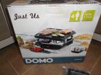 Elektrische raclette-grill - Domo, Elektronische apparatuur, Ophalen of Verzenden, Zo goed als nieuw