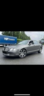 Bentley Continental 6.0 W12 Flying Spur 2008 100000km, Auto's, Bentley, Automaat, Zwart, Leder, Berline