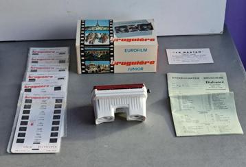 Joli ancien View Master vintage (visionneuse) avec 6 cartes, Envoi
