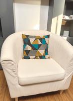 Fauteuil blanc confortable - Très bon état, Enlèvement, Comme neuf