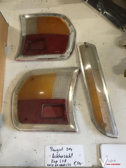 Peugeot 504 Achterlichtkap Links en Rechts, Auto-onderdelen, Verlichting, Gebruikt, Ophalen of Verzenden