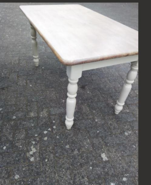 GROTE GRENEN BOERE TAFEL, Antiek en Kunst, Antiek | Meubels | Tafels, Ophalen of Verzenden