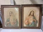 Kader Maria en Heilig hart van Jezus, Antiek en Kunst, Ophalen of Verzenden