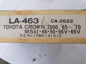 Filtre à air Toyota Crown 2000ms 1965-70, Envoi, Pièces Oldtimer ou Ancêtre
