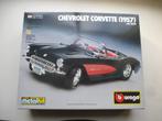 BURAGO CHEVROLET CORVETTE 1957 METALKIT 1/24, Hobby en Vrije tijd, Modelbouw | Auto's en Voertuigen, Overige merken, Auto, 1:32 tot 1:50