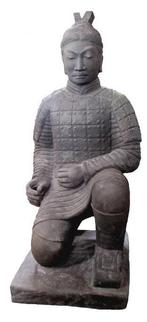 soldat chinois en pierre reconstituée, Jardin & Terrasse, Pierre, Enlèvement ou Envoi, Neuf